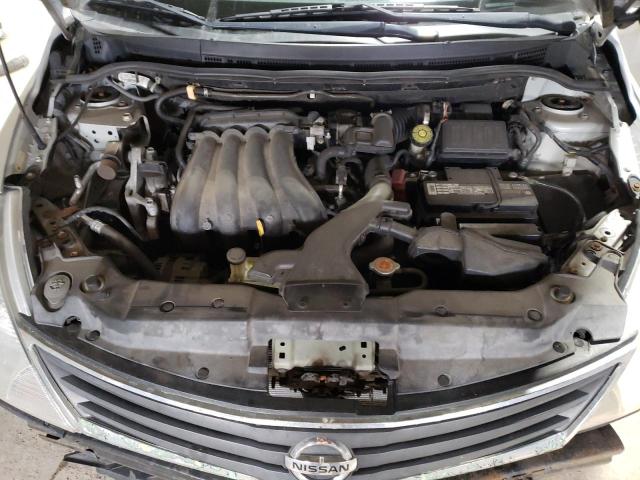 3N1BC1CP4CK209708 - 2012 NISSAN VERSA S SILVER photo 11