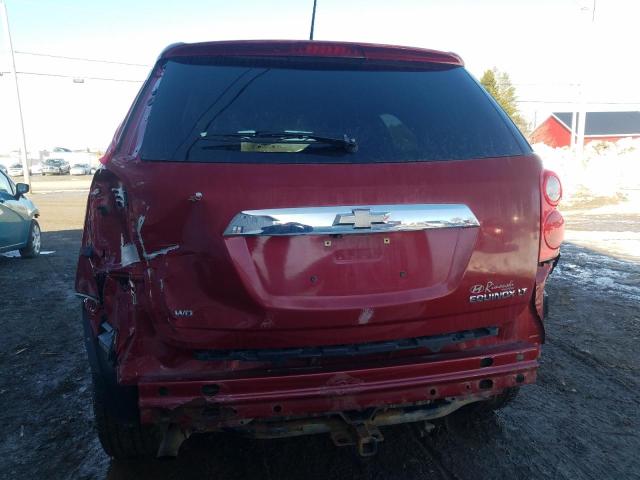 2GNFLEEK6D6425199 - 2013 CHEVROLET EQUINOX LT RED photo 6