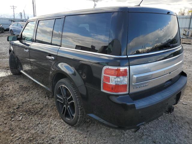 2FMHK6DT6EBD35544 - 2014 FORD FLEX LIMITED BLACK photo 2