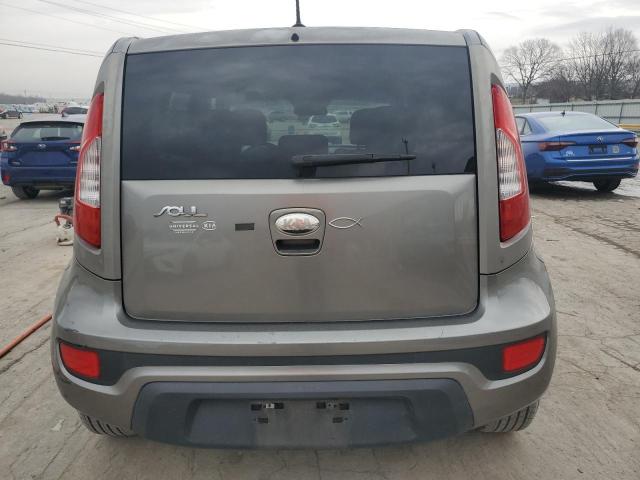 KNDJT2A66D7551301 - 2013 KIA SOUL + GRAY photo 6