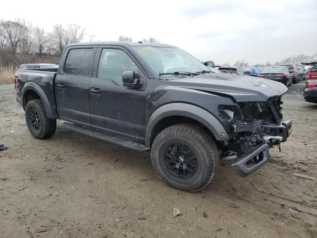 1FTFW1RG2HFC34843 - 2017 FORD F150 RAPTOR BLACK photo 4