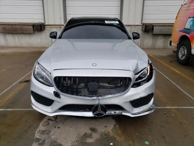 55SWF4KB7GU135937 - 2016 MERCEDES-BENZ C 300 4MATIC SILVER photo 5