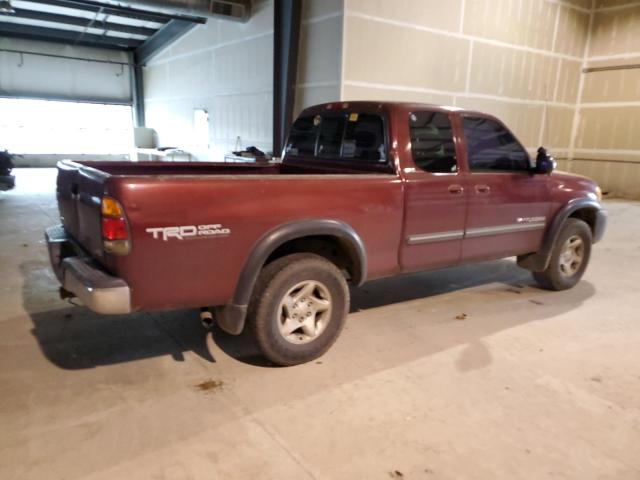 5TBRT34133S337419 - 2003 TOYOTA TUNDRA ACCESS CAB SR5 MAROON photo 3