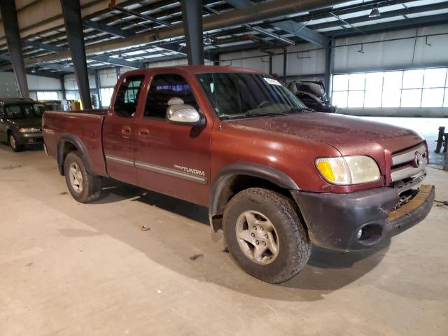 5TBRT34133S337419 - 2003 TOYOTA TUNDRA ACCESS CAB SR5 MAROON photo 4