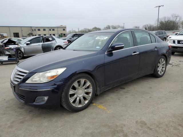 KMHGC46E59U046750 - 2009 HYUNDAI GENESIS 3.8L BLUE photo 1