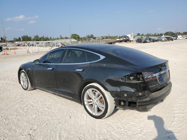 5YJSA1H16EFP32120 - 2014 TESLA MODEL S Սև լուսանկար 2