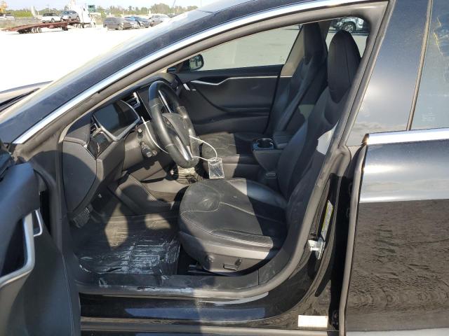 5YJSA1H16EFP32120 - 2014 TESLA MODEL S Սև լուսանկար 7