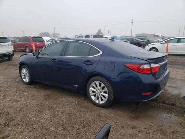 JTHBW1GG7E2063851 - 2014 LEXUS ES 300H BLUE photo 2