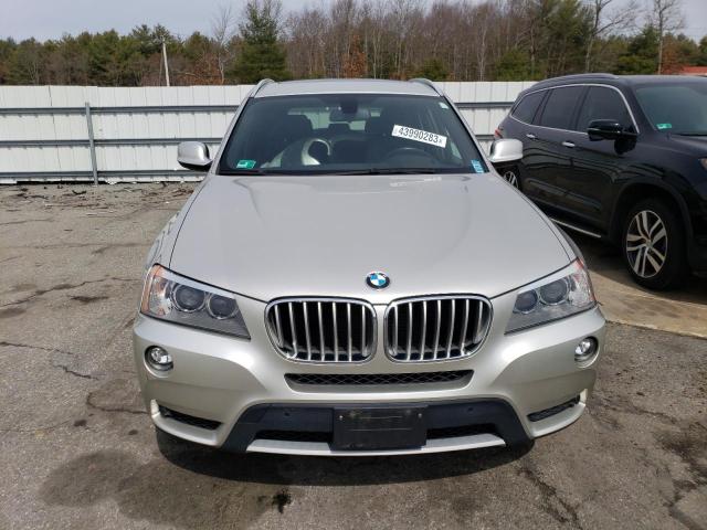 5UXWX7C50DL979169 - 2013 BMW X3 XDRIVE35I SILVER photo 5