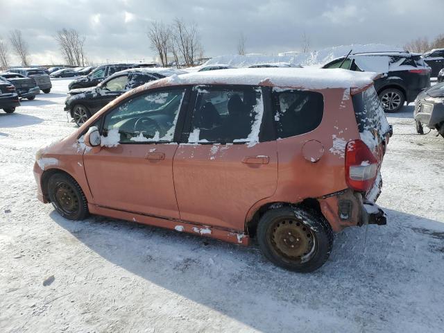 JHMGD38647S807874 - 2007 HONDA FIT S 橙色 照片 2