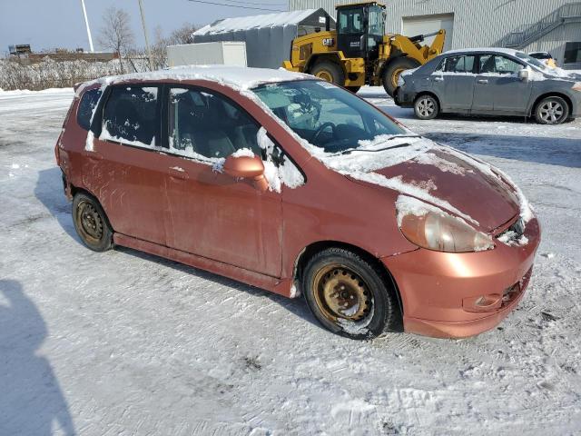 JHMGD38647S807874 - 2007 HONDA FIT S 橙色 照片 4