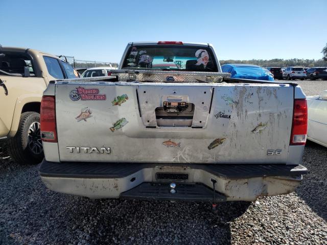 1N6BA06E68N309122 - 2008 NISSAN TITAN XE GRAY photo 6