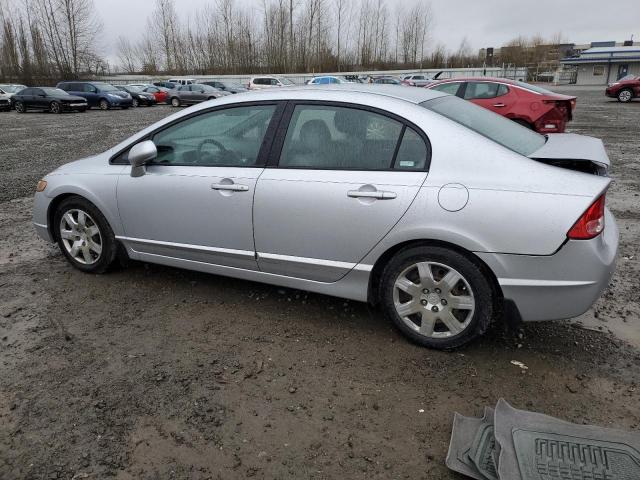 2HGFA16508H336403 - 2008 HONDA CIVIC LX SILVER photo 2