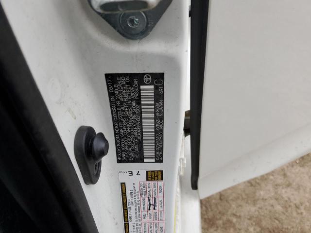 JTDKARFP6H3017202 - 2017 TOYOTA PRIUS PRIM თეთრი ფოტო 12