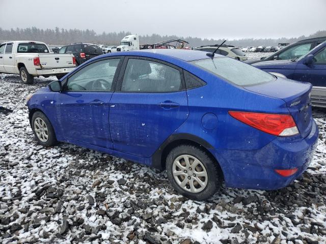 KMHCT4AE0DU422141 - 2013 HYUNDAI ACCENT GLS BLUE photo 2