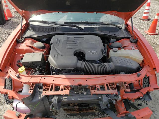 2C3CDXBG6MH608485 - 2021 DODGE CHARGER SXT ORANGE photo 11