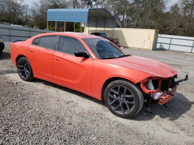 2C3CDXBG6MH608485 - 2021 DODGE CHARGER SXT ORANGE photo 4