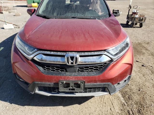 2HKRW2H88HH130568 - 2017 HONDA CR-V EXL RED photo 12