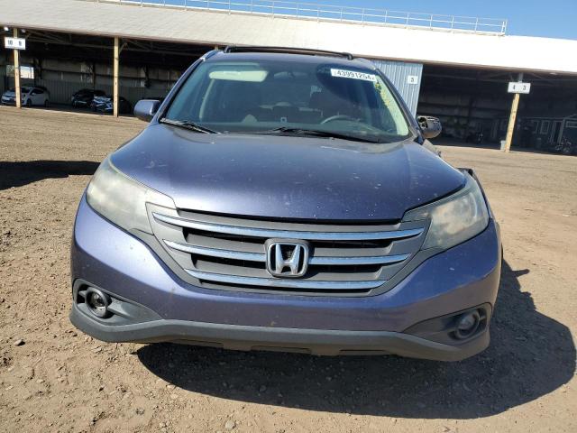 JHLRM4H5XCC006526 - 2012 HONDA CR-V EX BLUE photo 5