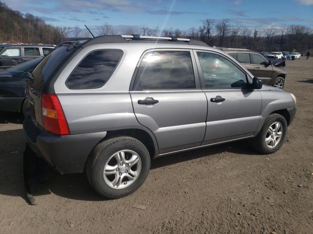 KNDJE723987533618 - 2008 KIA SPORTAGE EX GRAY photo 3