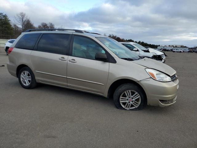 5TDZA23C14S084130 - 2004 TOYOTA SIENNA CE TAN photo 4