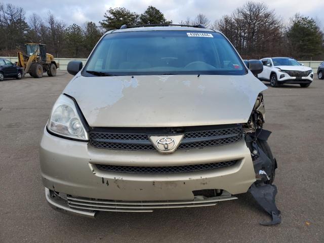 5TDZA23C14S084130 - 2004 TOYOTA SIENNA CE TAN photo 5