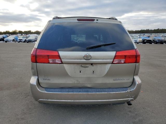 5TDZA23C14S084130 - 2004 TOYOTA SIENNA CE TAN photo 6