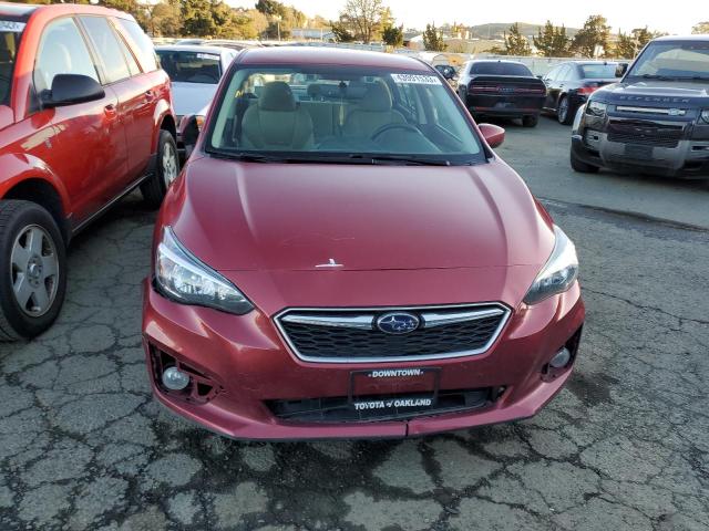 4S3GKAD66J3619070 - 2018 SUBARU IMPREZA PREMIUM PLUS BURGUNDY photo 5