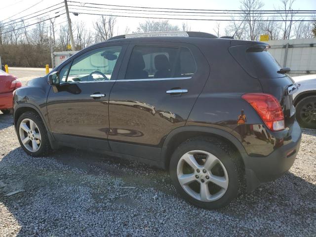 KL7CJTSB1FB118143 - 2015 CHEVROLET TRAX LTZ BROWN photo 2