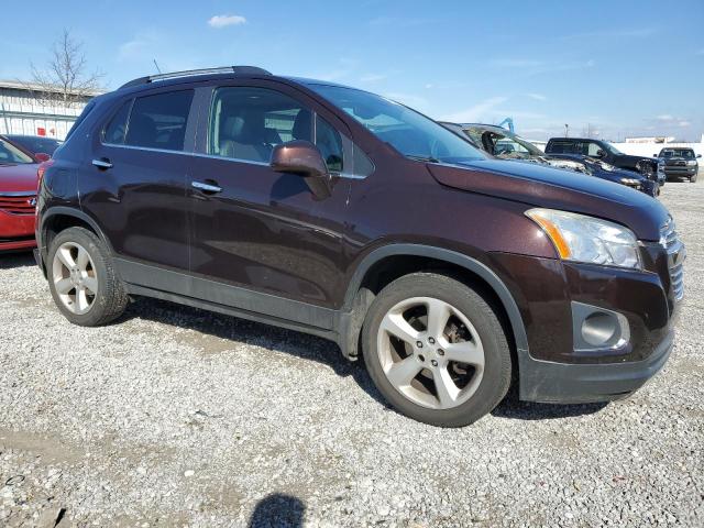 KL7CJTSB1FB118143 - 2015 CHEVROLET TRAX LTZ BROWN photo 4