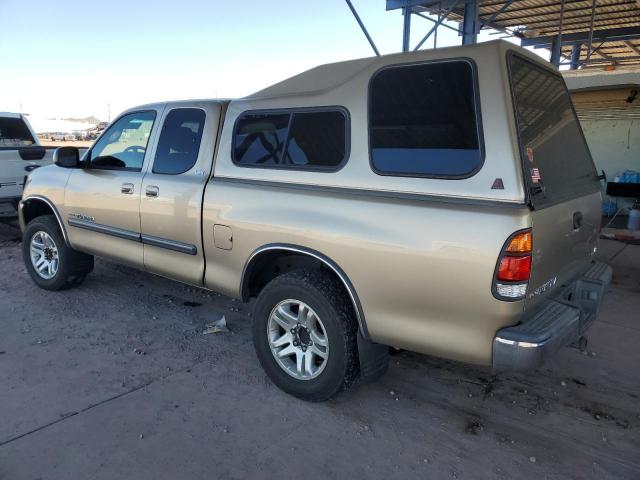 5TBRT34144S449597 - 2004 TOYOTA TUNDRA ACCESS CAB SR5 TAN photo 2