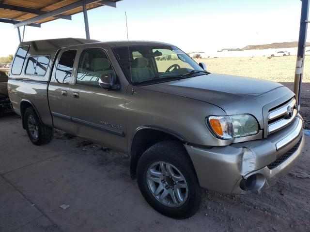 5TBRT34144S449597 - 2004 TOYOTA TUNDRA ACCESS CAB SR5 TAN photo 4