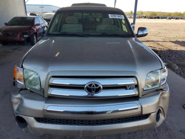 5TBRT34144S449597 - 2004 TOYOTA TUNDRA ACCESS CAB SR5 TAN photo 5