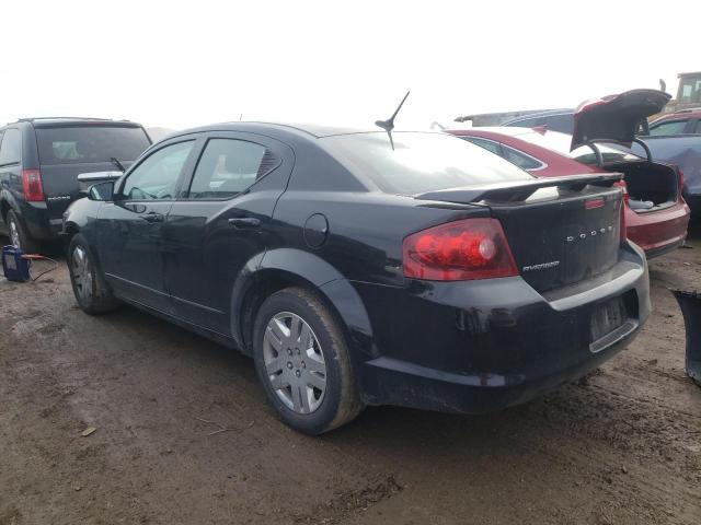 1C3CDZAB8EN235508 - 2014 DODGE AVENGER SE BLACK photo 2