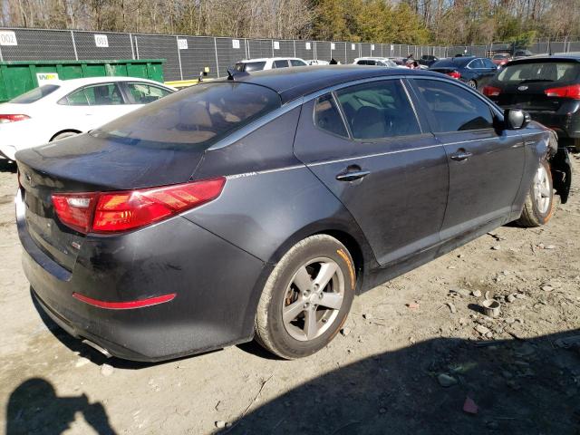 5XXGM4A7XFG444094 - 2015 KIA OPTIMA LX GRAY photo 3