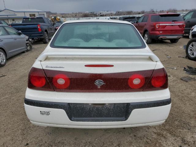 2G1WF52E149168264 - 2004 CHEVROLET IMPALA WHITE photo 6