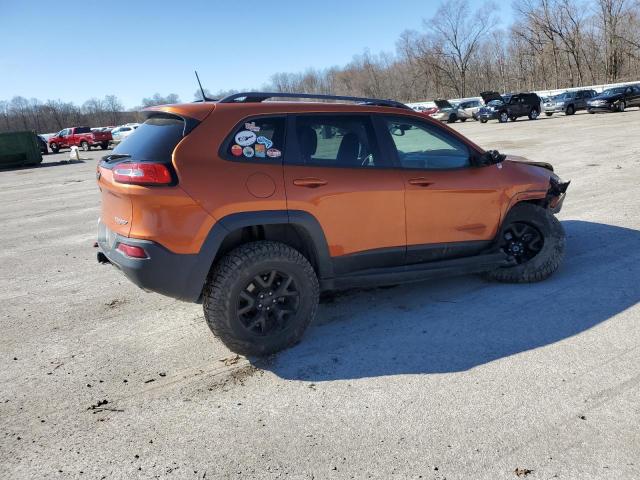 1C4PJMBS8GW235870 - 2016 JEEP CHEROKEE TRAILHAWK ORANGE photo 3