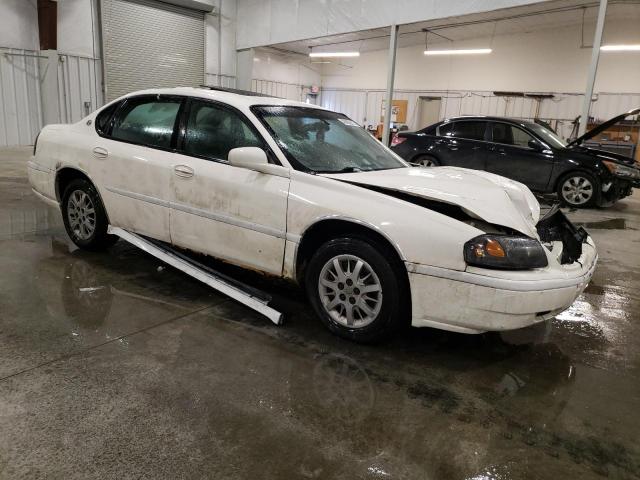 2G1WF52E859297183 - 2005 CHEVROLET IMPALA WHITE photo 4