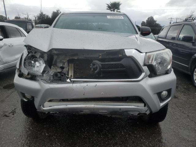 5TFJU4GN3FX069654 - 2015 TOYOTA TACOMA DOUBLE CAB PRERUNNER SILVER photo 5