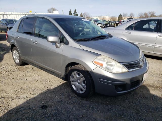 3N1BC1AP3AL412860 - 2010 NISSAN VERSA S GRAY photo 4