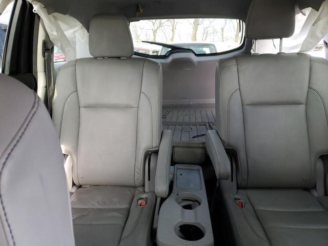 5TDJKRFH8GS286297 - 2016 TOYOTA HIGHLANDER XLE Կապույտ լուսանկար 10