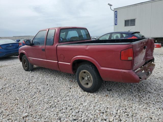 1GCCS1946T8169688 - 1996 CHEVROLET S TRUCK S10 RED photo 2