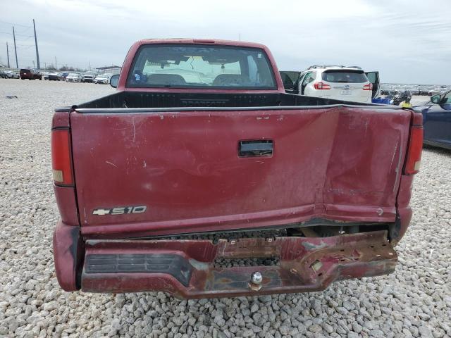 1GCCS1946T8169688 - 1996 CHEVROLET S TRUCK S10 RED photo 6