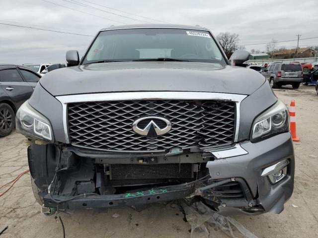 JN8AZ2NF7F9571819 - 2015 INFINITI QX80 CHARCOAL photo 5