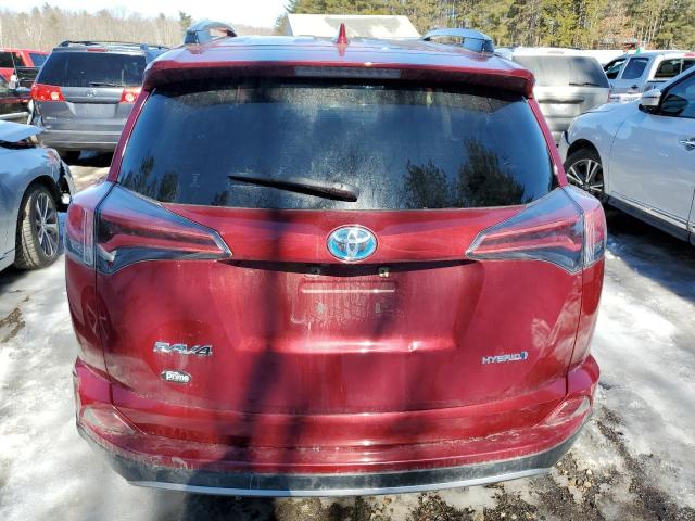 JTMRJREV9JD222186 - 2018 TOYOTA RAV4 HV LE RED photo 6