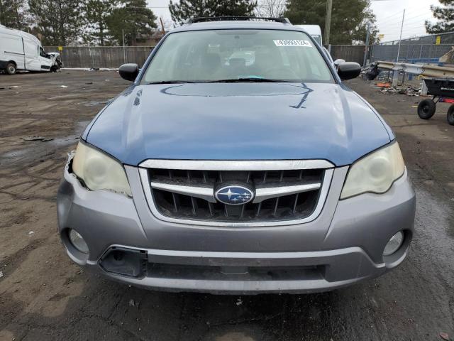 4S4BP61C087351599 - 2008 SUBARU OUTBACK 2.5I BLUE photo 5