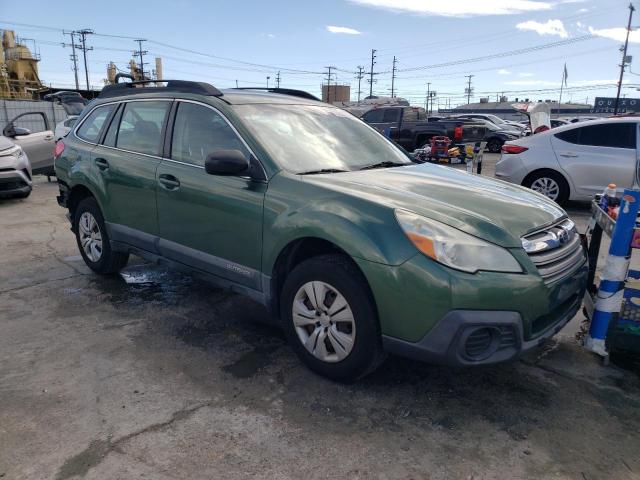 4S4BRBAC8E3256231 - 2014 SUBARU OUTBACK 2.5I GREEN photo 4