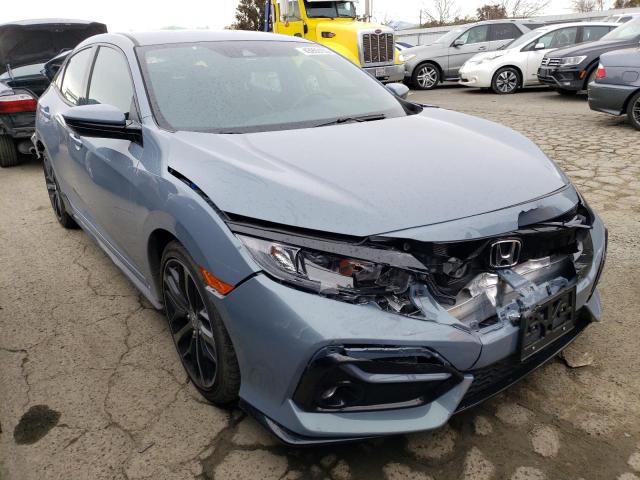 SHHFK7H40MU422909 - 2021 HONDA CIVIC SPORT GRAY photo 4