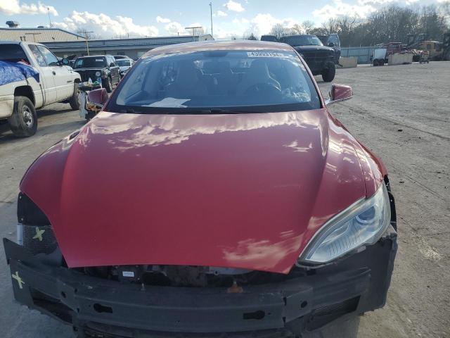 5YJSA1CP6DFP13528 - 2013 TESLA MODEL S წითელი ფოტო 5