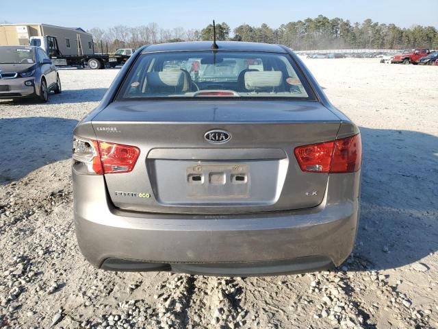 KNAFU4A27B5466033 - 2011 KIA FORTE EX GRAY photo 6